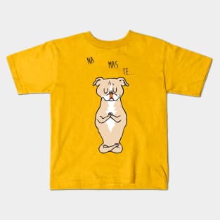 NAMASTE American Pit Bull Terrier Kids T-Shirt